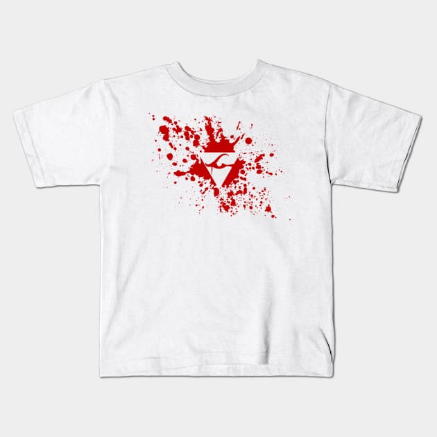 Inked in blood Kids T-Shirt by Maximvs